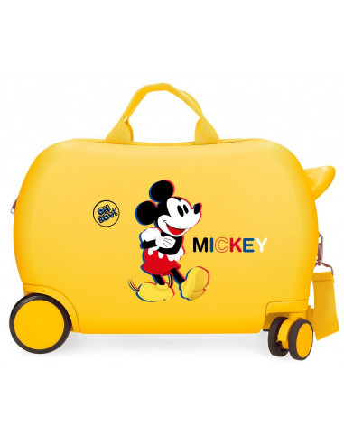 2921022 ABS ROLLING SUITCASE 4W.(2 MULTID.) 45CM. MICKEY 3D